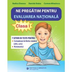 Lucrarea Ne preg&259;tim pentru Evaluarea Na&539;ional&259; Clasa I 7 seturi de teste pentru comunicare în limba român&259; citit scris matematic&259; este un auxiliar ce con&355;ine teste variate inspirate din realitatea apropiat&259; a elevilor pentru disciplinele Comunicare în limba român&259; &351;i Matematic&259;Ele au ca modele testele aplicate de Ministerul Educa&539;iei sunt în strict&259; concordan&539;&259; cu programele 