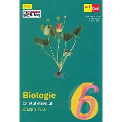 Biologie Caietul elevului Clasa a VI-a Exercitii si lucrari practice de laborator  Prezentul auxiliar a fost avizat de Ministerul Educatiei si Cercetarii prin Ordinul nr 5318 din 21112019 si se regaseste la pozitia nr 261 din anexa Ordinului Lucrarea este realizata in conformitate cu programa scolara de Biologie pentru clasa a Vl-a aprobata prin OM nr 339328022017 si poate fi utilizata cu oricare dintre manualele de Biologie aprobate