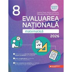 Lucrarea Matematic&259; Evaluarea Na&539;ional&259; vine în întâmpinarea a&537;tept&259;rilor elevilor &537;i profesorilor afla&539;i pe traseul preg&259;tirii Evalu&259;rii Na&539;ionale prin aprofundarea &537;i consolidarea con&539;inuturilor prev&259;zute de programa &537;colar&259; &537;i de cerin&539;ele modelului de subiect de examen&538;inând seama de competen&539;ele vizate prin programa de examen 