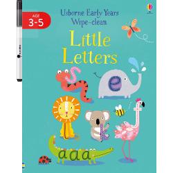 Writing lower-case letters is made simple with this entertaining activity book The letters are grouped by shape and images are linked to each letter sound to reinforce the link between handwriting and phonics Durable wipe-clean pages mean children can practise again and again and there are helpful notes and tips for grown-ups at the back too