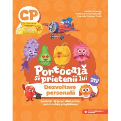 Auxiliarul Portocal&259; &537;i prietenii lui Dezvoltare personal&259; Activit&259;&539;i &537;i jocuri distractive pentru clasa preg&259;titoare urmeaz&259; cu fidelitate programa &537;colar&259; în vigoare fiind destinat utiliz&259;rii pe parcursul întregului an &537;colar Activit&259;&539;ile de înv&259;&539;are folosite în abordarea con&539;inuturilor curriculare sunt diferite atât prin forma de prezentare cât &537;i prin 