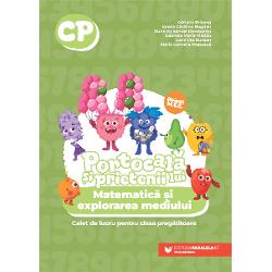 Auxiliarul Portocal&259; &537;i prietenii lui Matematic&259; &537;i explorarea mediului Caiet de lucru pentru clasa preg&259;titoare urmeaz&259; cu fidelitate programa &537;colar&259; în vigoare fiind destinat utiliz&259;rii pe parcursul întregului an &537;colar Activit&259;&539;ile de înv&259;&539;are pornesc de la elemente grafice elementare ce intr&259; în alc&259;tuirea cifrelor continuând cu scrierea cifrelor a numerelor cu 