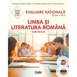 Evaluare na&539;ional&259; 2026 Limba &537;i literatura român&259; Înv&259;&539; eficient - clasa a VIII-a Este realizat&259; în baza modelelor elaborate de Ministerul Educa&539;iei &537;i Cercet&259;rii Variantele propuse sunt compatibile cu subiectele oferite la simulare sau cu cele din cadrul sesiunilor de examen înscriindu-se în specificul evalu&259;rilor interna&539;ionale de tip TIMSS PISA &537;i PIRLSPrezentul 