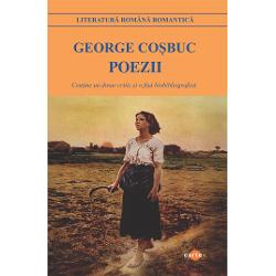 Poezii - George CosbucMulte din poeziile lui Cosbuc debuteaza cu o atenta enumerare a circumstantelor Nimic nu este intamplator oamenii natura intreaga colaboreaza la realizarea unui decor si a unei stari de spirit care anunta de fiecare data ceva important George Cosbuc regizeaza cu atentie si subtilitate fascinantul spectacol al vietii al existentei tuturor punand accentul pe momente pe care de multe ori cititorii nu sunt capabili sa le vada tocmai din cauza 