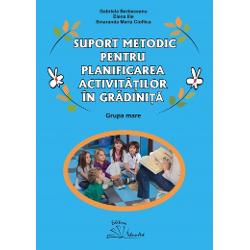 Aceast&259; lucrare se adreseaz&259; cadrelor didactice care folosesc în special caietul de munc&259; independent&259; pe domenii experien&539;iale „Cu bine gradini&539;&259; drag&259;” - grupa mare 5-6 ani realizat de acelea&537;i autoare &537;i publicat la Editura Tehno-Art Con&539;inutul acestei lucr&259;ri ofer&259; idei &537;i sugestii privind planificarea tematic&259; anual&259; a temelor de studiu proiecte tematice &537;i teme 