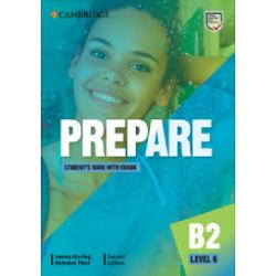 PREPARE 2nd edition Level 6 combines teen-appeal topics with gradual preparation towards the revised 2020 B2 First for Schools exam Students will enjoy interactive personalised lessons with themes and resources relevant to their interests The new Life Skills approach inspires learners to expand their horizons and knowledge and includes insights from The Cambridge Life Competencies Framework Teachers can relax knowing every unit drives students towards exam success and that the course is 