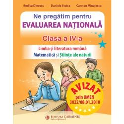 Lucrarea „Ne preg&259;tim pentru Evaluarea Na&355;ional&259;“ se adreseaz&259; elevilor din clasa a IV-a &351;i vizeaz&259; evaluarea competen&355;elor de în&355;elegere a textului scris în Limba &537;i literatura român&259; &351;i evaluarea competen&355;elor la Matematic&259; &537;i &536;tiin&539;e ale naturiiCele 20 de teste au fost elaborate dup&259; modelul Ministerului Educa&355;iei &351;i Cercet&259;rii 