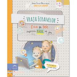 Vraja ecranelor - Ema &537;i Eric reg&259;sesc placul de joc se adreseaz&259; tuturor copiilor cu vârsta peste 3 ani &537;i îi invit&259; s&259; descopere cum familia Pofticio&537;ilor reg&259;se&537;te pl&259;cerea de a se jucaEma &537;i Eric micii eroi ai îndr&259;gitelor c&259;r&539;i scrise de Prin&539;esa Urban&259; î&539;i dezv&259;luie momentele prin care trece micu&539;ul Eric din cauza ecranelorDac&259; 