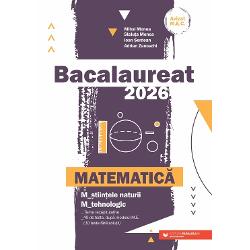 Bacalaureat 2026 Matematic&259; M&351;tiin&355;ele naturii; Mtehnologic este GHIDUL COMPLET pentru preg&259;tirea examenului de bacalaureatLucrarea con&355;ineTeme recapitulative ce includ no&355;iuni teoretice &351;i probleme de antrenament pe trei niveluri ini&355;iere consolidare &351;i evaluare &351;i care acoper&259; toat&259; programa pentru bacalaureat Problemele sunt înso&355;ite doar de r&259;spunsuri cele de ini&355;iere sau de 