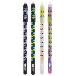 Descriere Roller gel cu rescriere 05 mm albastru Go Alien Happy Color diverse culoriRoller gel cu rescriere 05 mm albastru Go Alien Happy Color – un instrument de scris modern &537;i practic cu cerneal&259; termosensibil&259; ce se &537;terge prin frecare perfect pentru &537;coal&259; birou sau activit&259;&539;i creative Designul vesel cu 4 modele diferite adaug&259; un plus de stil oric&259;rei utiliz&259;riCaracteristicibr 