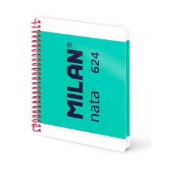 Caietul MILAN nata cu spiral&259; format A4 &537;i 80 de file velin foi albe este alegerea ideal&259; pentru cei care caut&259; libertate total&259; în exprimare – fie pentru schi&539;e noti&539;e desen sau idei creative Hârtia alb&259; neted&259; de 95 gm² este microperforat&259; &537;i prev&259;zut&259; cu 4 perfora&539;ii pentru organizare eficient&259; în bibliorafturi Spirala flexibil&259; din plastic rezistent nu se 