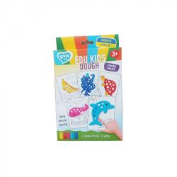 Invatam si modelam cu degetelele 5 plastiline ECO si 5 cartonase cu doua fete il vor tine ocupat pe micutul tau Pe o parte a cartonaselor sunt jocuri educationale cine si unde este ascuns ajuta la gasirea drumului gasiti 5 diferente si ce culoare Pe cealalta parte a cartonasului este necesar sa finalizati imaginea folosind pasta modelatoare Faceti bile din pasta modelatoare cu degetelele 