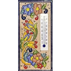 Termometru din ceramic&259; pictat manual – 75x15 cmM&259;soar&259; temperatura cu stil Acest termometru decorativ este realizat din ceramic&259; de calitate &537;i pictat manual folosind tradi&539;ionala tehnic&259; cuerda seca pentru culori vibrante &537;i detalii precise Marcajele sunt afi&537;ate 