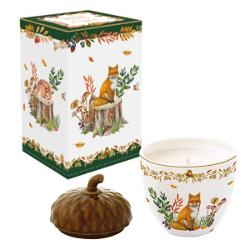 Lumânare parfumat&259; în vas de por&539;elan cu capac in form&259; de ghind&259; – Easy Life colec&539;ia Forest DreamCreeaz&259; o atmosfer&259; cald&259; &537;i relaxant&259; cu aceast&259; lumânare parfumat&259; într-un vas din por&539;elan fin în form&259; de ghind&259; parte 