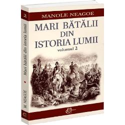 Cel de-al doilea volum al lucrarii Mari batalii din istoria lumii continua seria conflictelor armate de rasunet aducand istoria pana aproape de timpurile noastre Autorul se dovedeste un povestitor si un analist istoric la fel de iscusit scotand in evidenta de fiecare data esentialul si captivand cititorul cu evenimentele prezentate Sunt analizate marile batalii ce au zguduit intreaga lume precum cele de la Austerlitz Waterloo Tannenberg Midway El-Alamein Stalingrad dar 