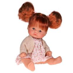 P&259;pu&537;a Bomboncin cu Rochi&539;&259; si Cardigan este o p&259;pu&537;&259; care cu siguran&539;&259; va aduce bucurie copiilorFiind fabricat&259; din vinil de cea mai buna calitate p&259;pu&537;a este moale pl&259;cut&259; la atingere si are un aspect realistCaracteristiciCuloarea p&259;rului Ro&537;catCuloarea ochilor Albastru-Cenu&537;iuEtnie CaucazianDimensiune 20 cmFunctii Articula&539;ii flexibile ale 