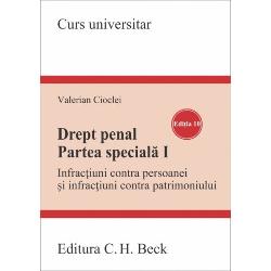 Partea special&259; a dreptului penal privit&259; ca &351;tiin&355;&259; ori ca disciplin&259; de studiu are menirea de a facilita în&355;elegerea incrimin&259;rilor &351;i a modului în care diferite fapte penale pot fi încadrate în tiparele fixate de legiuitor Este o opera&355;ie de transpunere în formule adic&259; în articole de lege a unor fapte de via&355;&259; considerate intolerabile pentru derularea normal&259; a rela&355;iilor 