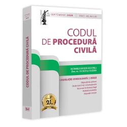 CODUL DE PROCEDUR&258; CIVIL&258; SEPTEMBRIE 2025LEGISLA&538;IE CONSOLIDAT&258; &536;I INDEXULTIMELE DECIZII ICCJ RILDec nr 152025 &537;i 162025 Edi&539;ia a 24-a revizuit&259; a lucr&259;rii Codul de procedur&259; civil&259; septembrie 2025 tip&259;rit&259; pe hârtie alb&259; de calitate superioar&259; &537;i îngrijit&259; de prof univ dr Dan Lupa&537;cu con&539;ine textul Codului de procedur&259; 