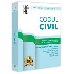 CODUL CIVIL SEPTEMBRIE 2025LEGISLA&538;IE CONSOLIDAT&258; &536;I INDEXULTIMELE DECIZII ICCJ HPDec nr 2152025 &537;i 2172025 Edi&539;ia a 25-a revizuit&259; a lucr&259;rii Codul civil septembrie 2025 îngrijit&259; de prof univ dr Dan Lupa&537;cu &537;i tip&259;rit&259; pe hârtie alb&259; de calitate superioar&259; con&539;ine textul Codului civil actualizat îmbog&259;&539;it cu dispozi&539;ii 