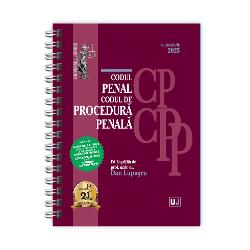 CODUL PENAL SI CODUL DE PROCEDURA PENALA SEPTEMBRIE 2025EDITIE SPIRALATALEGISLATIE CONSOLIDATA SI INDEX Include siLEGEA NR 2412005 pentru prevenirea si combaterea EVAZIUNII FISCALE;LEGEA NR 262024 privind ORDINUL DE PROTECTIE Lucrarea Codul penal si Codul de procedura penala Septembrie 2025 editie spiralata tiparita pe hartie alba de calitate superioara si ingrijita de prof univ dr Dan Lupascu cuprinde 