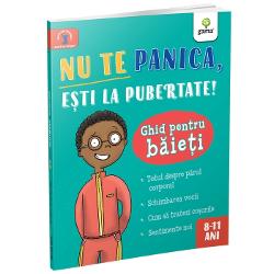 Colec&539;ia „Nu te panica e&537;ti la pubertate” se adreseaz&259; preadolescen&539;ilor Fiecare carte este un ghid grozav care va alunga panica pe care o aduc schimb&259;rile hormonale explicându-le cu umor &537;i oferind solu&539;ii pentru situa&539;iile mai pu&539;in pl&259;cuteTinerii cititori vor descoperi• cum func&539;ioneaz&259; corpul &537;i ce se petrece în&259;untrul lui;• la ce s&259; se a&537;tepte 