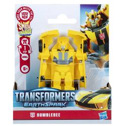Intra in actiune cu figurina Transformers EarthSpark 1-Step Smash Changer Converteste aceasta figurina Transformers din modul vehicul in modul robot lovind-o de o suprafata plana Vehiculul se transforma intr-o jucarie robot Cu o conversie manuala intr-un singur pas copiii il pot transforma din robot inapoi in vehicul - apoi il pot iubi din nou pentru o joaca super satisfacatoare si agitata Figurina Transformers 1-Step Smash Changers prezinta personaje populare din serialul Transformers 