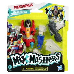 Chiar si cel mai puternic erou are nevoie uneori de o mana de ajutor picior pumn sau accesoriu Figurina Transformers de colectie MixMashers prezinta piese si componente care se desprind si se imbina pentru a crea figurine personalizate unic Cu 16 puncte de conectare figurina de actiune robot MixMashers Transformers la scara de 12 cm 5 inch este dotata cu conectori universali pentru compatibilitate si durabilitate pe intreaga gama Vrei si mai multe puteri combinate Colecteaza accesorii 
