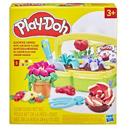 Lasa imaginatia sa infloreasca cu setul de joaca pentru copii Play-Doh Gradina inflorita Aceasta jucarie de interior cu tema gradinii este pregatita pentru orice anotimp cu moduri distractive de a te juca de-a floralul pe tot parcursul anului Cutia de gradina si discurile pentru flori pot crea 4 forme diferite de flori Play-Doh iar forma dubla creeaza inca 2 forme Prezinta si tine florile si tulpinile in acelasi loc cu ghiveciul si vaza Cinci cutii Play-Doh si 3 cartonase cu instructiuni 
