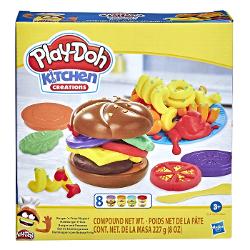 Stii cat este ceasul Este timpul pentru gustari haioase facute din plastilina Play-Doh Copiii de 3 ani si mai mari care adora sa fie creativi cu jucarii de gatit si plastilina modelatoare vor fi incantati sa creeze propriile versiuni Play-Doh ale gustarilor preferate de copii Cu ustensile Play-Doh usor de folosit si plastilina Play-Doh in culori variate sunt atat de multe creatii pe care imaginatia lor le poate &bdquogati&rdquo Creeaza preparate uimitoare adauga stralucire 