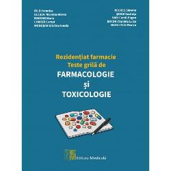 Cartea de teste grila se adreseaza studentilor si absolventilor Facultatilor de Farmacie care pot sa-si verifice cunostintele de Farmacologie si Toxicologie in vederea promovarii examenelor sau ocuparii unui loc la concursul national de rezidentiatIn carte sunt incluse teste grila de tip complement simplu si complement multiplu formulate din tematica afisata de Ministerul Sanatatii pentru domeniul Farmacie in vederea sustinerii acestui concursTestele sunt realizate de 