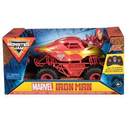 Pregateste-te pentru actiune spectaculoasa cu Monster Jam Marvel Iron Man cu telecomanda camionul monstru care imbina forta si viteza intr-un design inspirat de celebrul supererou Marvel Acest vehicul la scara 1 la 24 este echipat cu telecomanda full function usor de folosit care iti permite sa controlezi fiecare miscare inainte inapoi la stanga sau la dreapta aducand experienta Monster Jam direct in mainile tale Camionul are un design detaliat in culorile emblematice rosu si auriu 