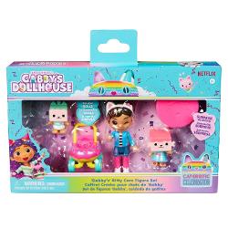 Paseste in lumea magica a casei de papusi a lui Gabby cu setul de personaje Kitty Care Acest set de personaje ii include pe Gabby Bebe Cutiuta Baby Benny Box si caruciorul foarte dragut in forma de gogoasa al lui Baby Benny Fiecare personaj prezinta detalii autentice fidele serialului Fa memorabila intrarea lor in jocul din casa de papusi cu o lume de personaje de jucarie adorabile accesorii pentru case de papusi si mobilier pentru case de papusi pe care sa le colectionati si sa le 