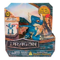 Aduceti aventura din How To Train Your Dragon acasa cu dragonul cu sunete Bucura-te de propriul tau Night Fury cu miscari realiste ale capului si stil autentic de film pe masura ce iti cunosti dragonul Dragonul prinde viata cu 25 de sunete diferite pe masura ce ii mangai capul Porneste-ti dragonul si trezeste-l cu o simpla atingere Aceasta jucarie dragon are dimensiunea potrivita pentru a fi luata din mers sau pentru a va bucura acasa de propriul dragon Baterii incluse Copiii isi pot 