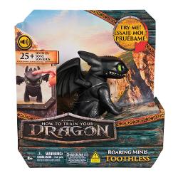 Aduceti aventura din How To Train Your Dragon acasa cu dragonul cu sunete Bucura-te de propriul tau Night Fury cu miscari realiste ale capului si stil autentic de film pe masura ce iti cunosti dragonul Dragonul prinde viata cu 25 de sunete diferite pe masura ce ii mangai capul Porneste-ti dragonul si trezeste-l cu o simpla atingere Aceasta jucarie dragon are dimensiunea potrivita pentru a fi luata din mers sau pentru a va bucura acasa de propriul dragon Baterii incluse Copiii isi pot 