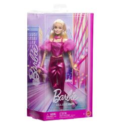 Aceste papusi Barbie Deluxe Style duc &bdquoglamourul&rdquo intr-o stratosfera complet noua cu tinute orbitoare si accesorii de nivel superior inspirate de o estetica metalica Aceasta papusa Barbie straluceste in roz din cap pana in picioare Corsetul ei metalic stralucitor este echilibrat de maneci usoare din organza care par sa &bdquopluteasca&rdquo de pe umerii ei Pantalonii asortati ii completeaza perfect aspectul elegant in timp ce o coafura pe jumatate ridicata ii pune 