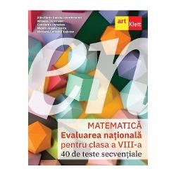 Lucrarea este în conformitate cu programa &537;colar&259; pentru Evaluarea na&539;ional&259; disciplina matematic&259; aprobat&259; prin Ordinul de ministru nr 4730 din 18 august 2022Aceast&259; lucrare r&259;spunde cerin&355;elor actuale ale 