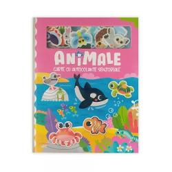 Animale Carte cu autocolante senzoriale