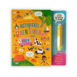 Exploreaz&259; scenele pline de via&539;&259; &537;i de culoare apoi testeaz&259;-&539;i cuno&537;tin&539;ele &537;i aten&539;ia Alege r&259;spunsul t&259;u la întreb&259;rile de pe fiecare pagin&259; folosind stiloul cu lumini &537;i sunete iar el î&539;i va spune dac&259; este cel corect 