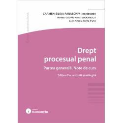 Aceasta lucrare este conceputa pentru a servi ca material de studiu concis si accesibil adresat studentilor facultatilor de drept in primul rand studentilor Facultatii de Drept a Universitatii Titu Maiorescu din Bucuresti Un volum similar dedicat partii speciale a procedurii penale este de asemenea disponibil si actualizat anualModalitatea de abordare a materiei si claritatea stilului faciliteaza asimilarea informatiilor care vizeaza aceste institutii analizandu-le atat prin 