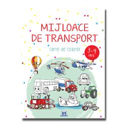Mijloace de transport &ndash; carte de colorat &icirc;i va &icirc;nc&acirc;nta pe copii &537;i &icirc;i va face s&259;-&537;i dea fr&acirc;u liber imagina&539;iei &537;i laturii artistice Se adreseaz&259; copiilor cu v&acirc;rstele cuprinse &icirc;ntre 3 &537;i 4 aniColor&acirc;nd aceast&259; carte plin&259; cu mijloace de transport copiii se vor relaxa &537;i &icirc;&537;i vor dezvolta creativitatea &537;i concentrareaDesenele &icirc;i &icirc;ncurajeaz&259; 