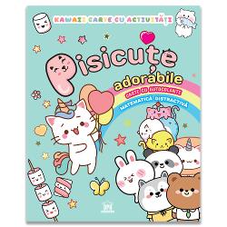 Intr&259; în universul plin de culoare &537;i veselie al pisicu&539;elor kawaii Aceast&259; carte de activit&259;&539;i combin&259; exerci&539;ii simple de matematic&259; jocuri de tip „g&259;se&537;te diferen&539;ele” labirinturi sudoku provoc&259;ri logice &537;i pagini de colorat cu ilustra&539;ii în stil kawaii – adorabil &537;i prietenosActivit&259;&539;ile sunt gândite pentru a dezvolta gândirea logic&259; 