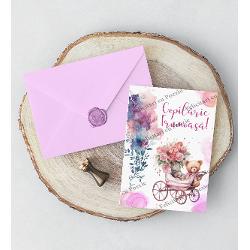 ”Felicit&259;rile cu Poezie s-au n&259;scut din dorin&539;a de a transmite emo&539;ii într-un mod personal &537;i tangibil Nu oferim doar o felicitare ci o mic&259; amintire ce p&259;streaz&259; frumuse&539;ea unui moment specialFiecare detaliu este ales cu grij&259; grafica rafinat&259; hârtia texturat&259; cu reflexii perlate plicul embosat cu modele elegante in relief &537;i sigiliul de cear&259; turnat &537;i pictat manual 