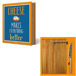 Serve&537;te brânzeturile cu stil &537;i elegan&539;&259; folosind acest set practic &537;i rafinat care include un toc&259;tor din lemn de salcâm 245 x 17 cm &537;i un cu&539;it asortat &128171; strong data-start519 