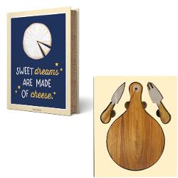 Serve&537;te brânzeturile cu stil &537;i rafinament folosind acest set elegant &537;i practic care include un toc&259;tor din lemn de salcâm 26 × 18 cm &537;i dou&259; cu&539;ite asortate Toc&259;torul rezistent &537;i bine finisat completeaz&259; perfect designul 
