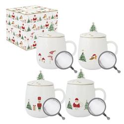 Bucur&259;-te de momente de relaxare în sezonul rece cu aceast&259; can&259; din por&539;elan fin prev&259;zut&259; cu capac &537;i infuzor metalic ideal&259; pentru ceaiuri aromate sau b&259;uturi calde Face parte din colec&539;ia Let it Snow de la strong data-start410 