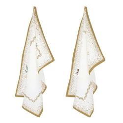 Adaug&259; un plus de elegan&539;&259; &537;i rafinament b&259;ii sau buc&259;t&259;riei tale cu acest set de 2 prosoape din bumbac de înalt&259; calitate parte din colec&539;ia White Elegance de la Easy Life M&259;surând 50×70 