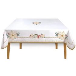 Îmbog&259;&539;e&537;te mesele festive cu aceast&259; fa&539;&259; de mas&259; elegant&259; din bumbac de înalt&259; calitate parte din colec&539;ia White Elegance de la Easy Life M&259;surând 145×180 cm fa&539;a 