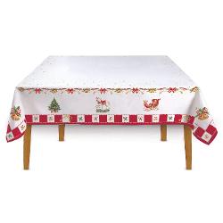 Îmbog&259;&539;e&537;te mesele de s&259;rb&259;tori cu aceast&259; fa&539;&259; de mas&259; elegant&259; din bumbac parte din colec&539;ia Christmas Tale de la Easy Life Realizat&259; din bumbac de înalt&259; calitate 