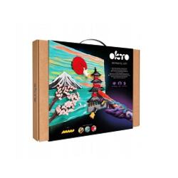 Transforma cultura japoneza intr-o experienta artistica 3DCreeaza-ti propria lucrare inspirata din Japonia cu acest set DIY complet perfect pentru relaxare si exprimare creativa Folosind lutul usor Air Clay si o panza de calitate poti modela si picta cele mai emblematice elemente ale Japoniei – de la peisaje traditionale la simboluri culturale Ideal pentru adulti adolescenti si activitati de familieCe contine setulPanza din bumbac 