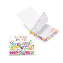 Fie c&259; ave&539;i idei creative sau noti&539;e importante acest caiet cu copert&259; cartonat&259; floral&259; este ideal pentru c&259;l&259;torii Leg&259;tura adeziv&259; faciliteaz&259; decuparea paginilor individualeCon&539;inut 144 de coli imprimate color greutate hârtie 100 gm² inclusiv relief cu folie argintie pe copert&259; dimensiune colii aprox 80 x 80 cm